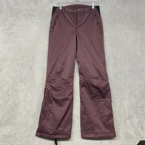Spyder Pants Womens 10 Purple Insulated Zip Leg Snowpants Ski